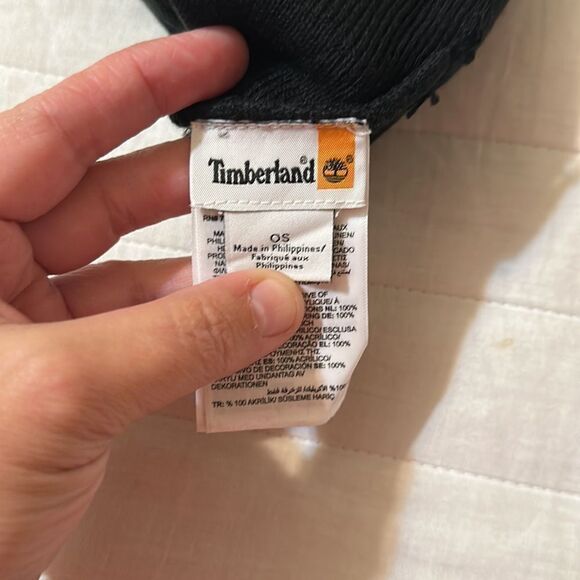 Timberland Men’s Black Short Watch Knit Beanie Hat - Picture 6 of 9